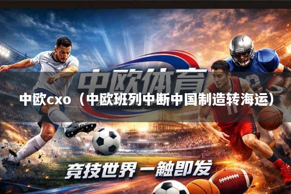 详细阅读:中欧cxo(中欧班列中断中国制造转海运) 中欧cxo(中欧班列中断中国制造转海运)