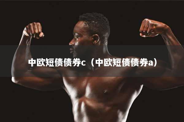 中欧短债债券c（中欧短债债券a）